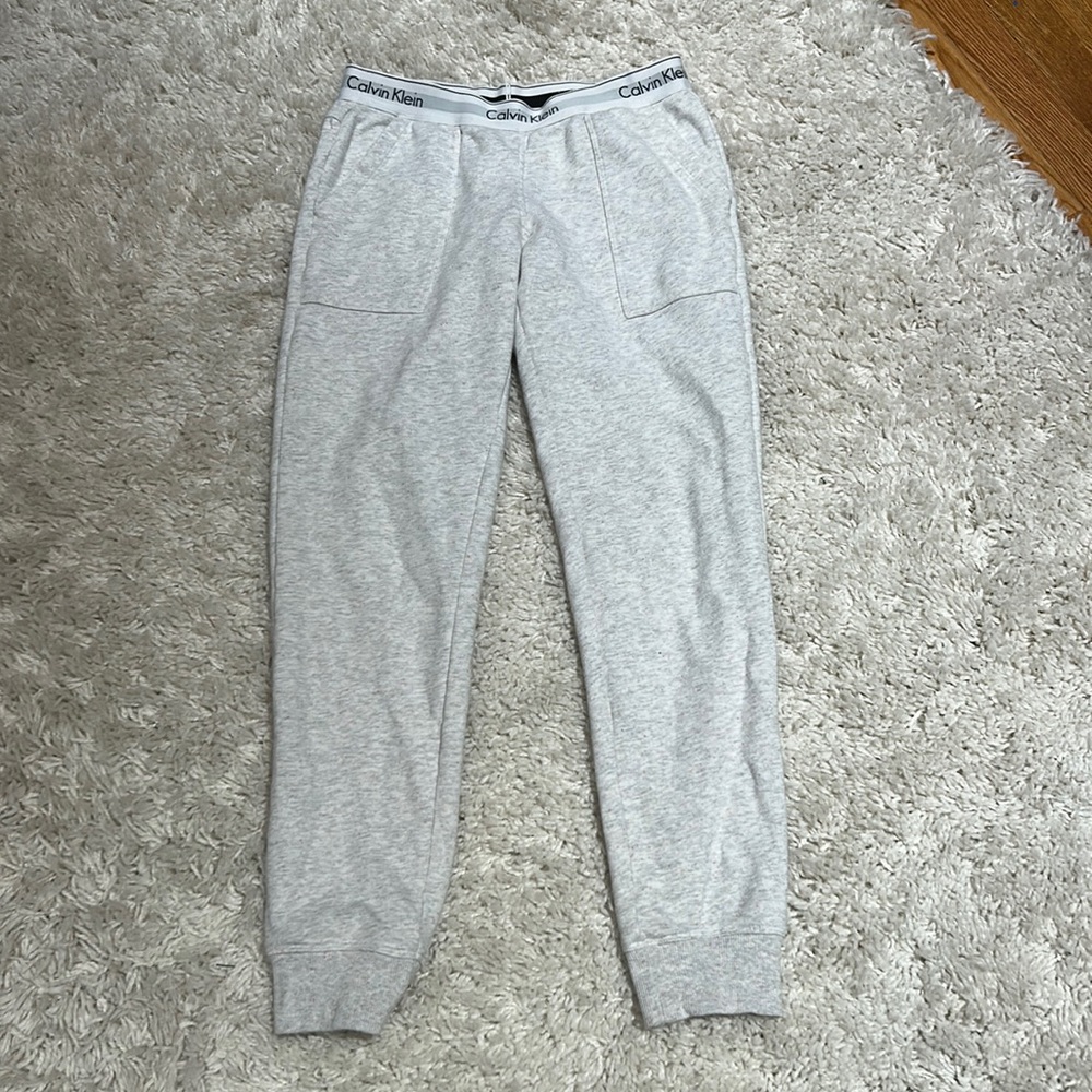 CALVIN KLEIN grey joggers